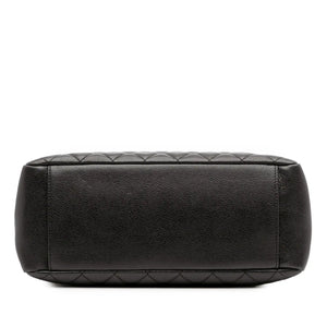 Chanel GST Black Caviar Silver