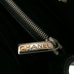 Chanel GST Black Caviar Silver