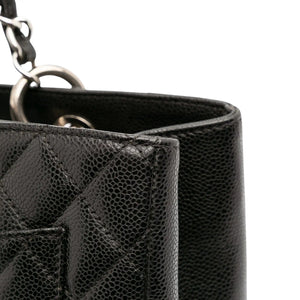 Chanel GST Black Caviar Silver
