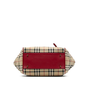 Burberry Canterbury Tote Small Haymarket Check Canvas