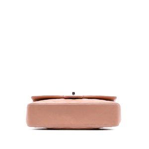 Chanel Classic Double Flap Medium Light Pink Lambskin Silver