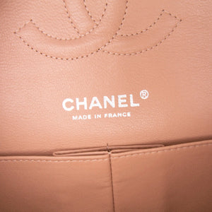 Chanel Classic Double Flap Medium Light Pink Lambskin Silver
