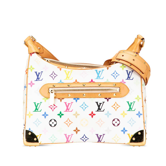 Louis Vuitton Boulogne 30 Toile Monogram Multicolore Blanche