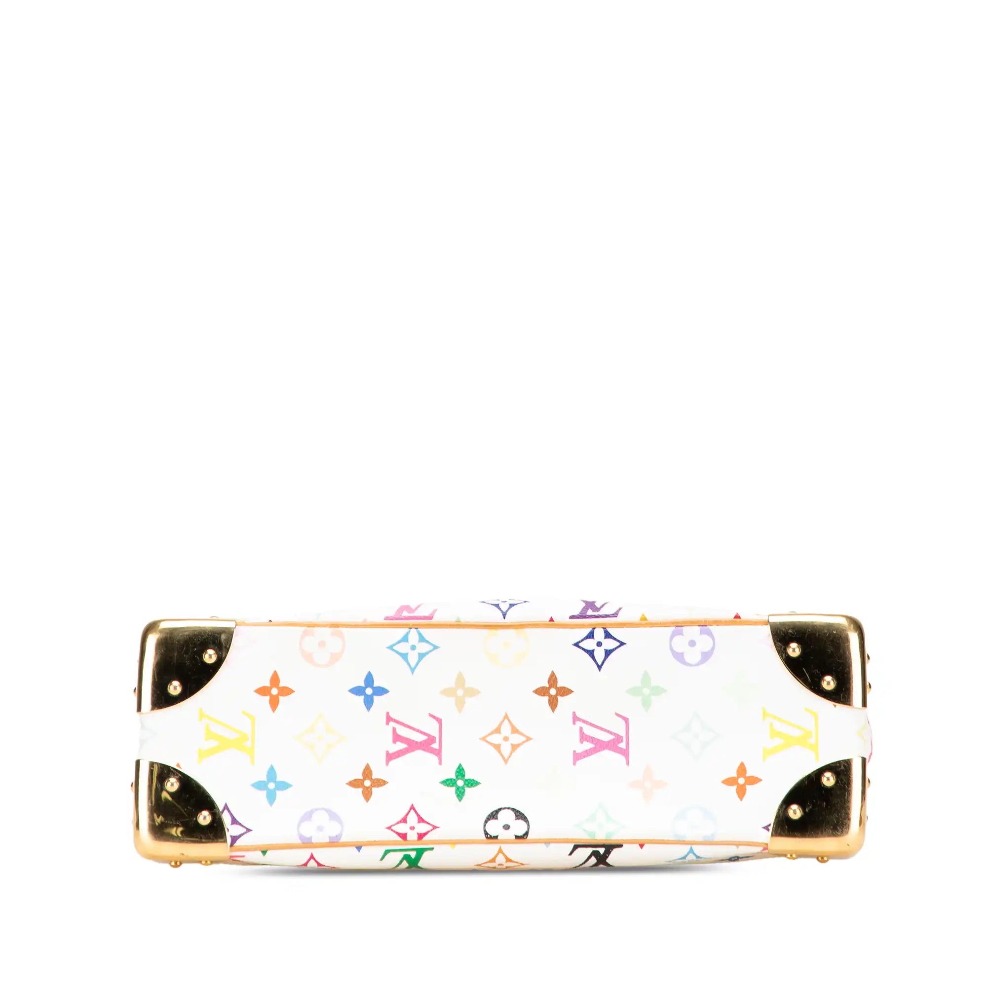 Louis Vuitton Boulogne 30 White Multicolore Monogram Canvas