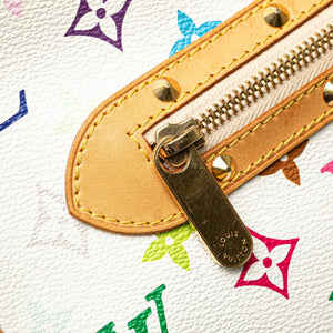Louis Vuitton Boulogne 30 White Multicolore Monogram Canvas