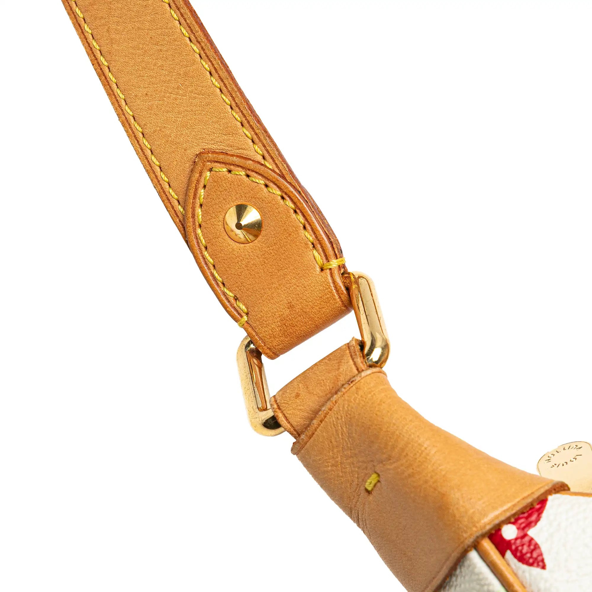 Louis Vuitton Boulogne 30 White Multicolore Monogram Canvas