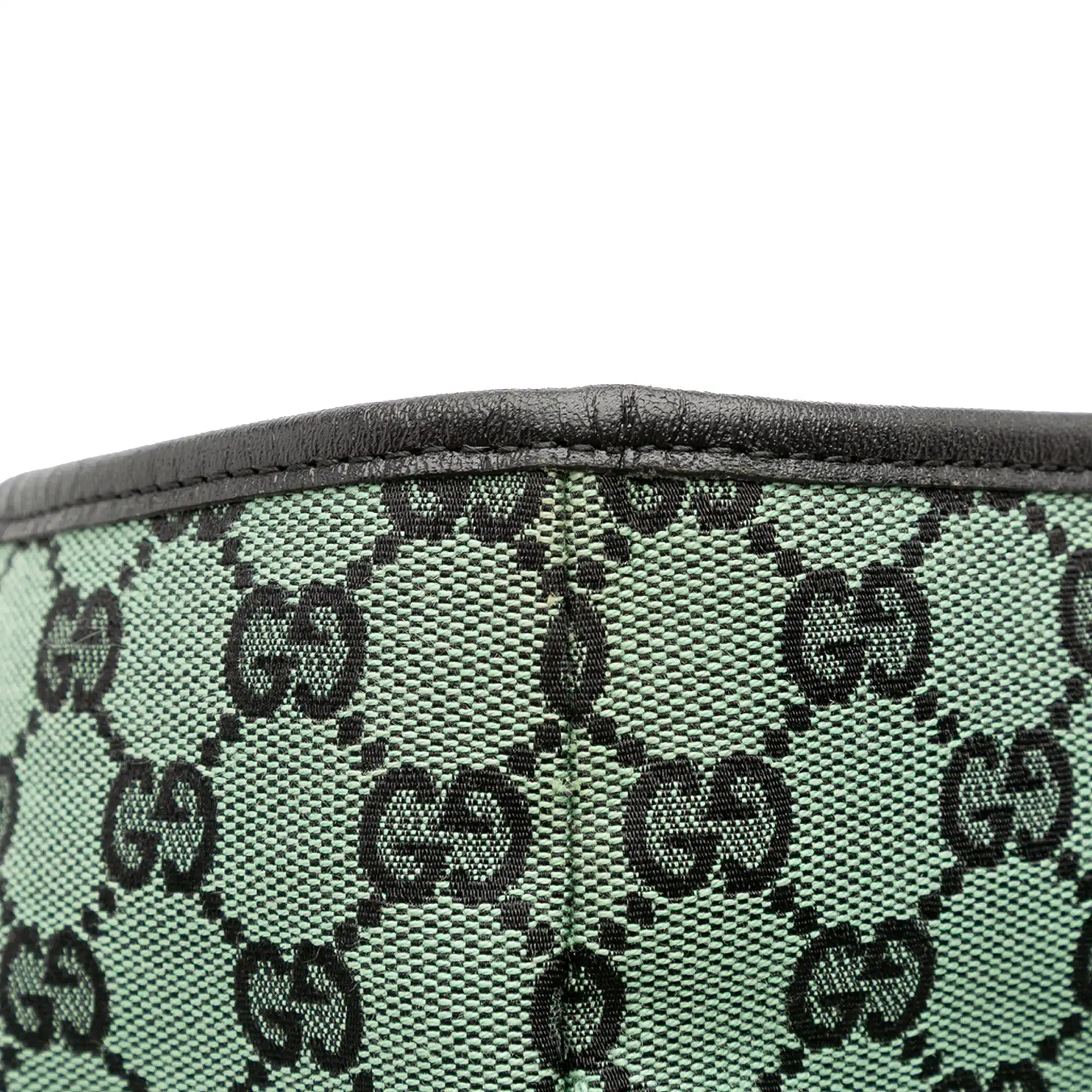 Gucci Tote Bag Green GG Canvas