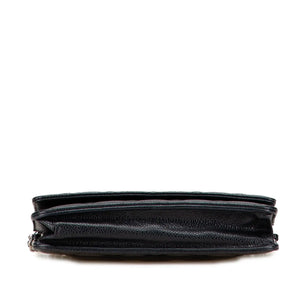 Chanel WoC Black Caviar Silver