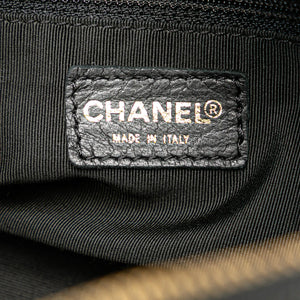 Chanel CC Timeless Tote Bag Petit Black Caviar Gold
