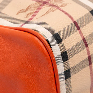 Burberry Canterbury Tote Small Haymarket Check Canvas