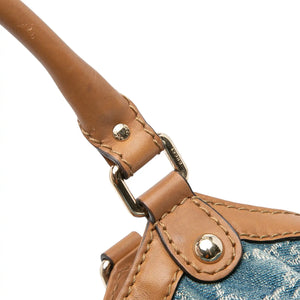 Gucci Sukey Tote Bag Denim GG Canvas