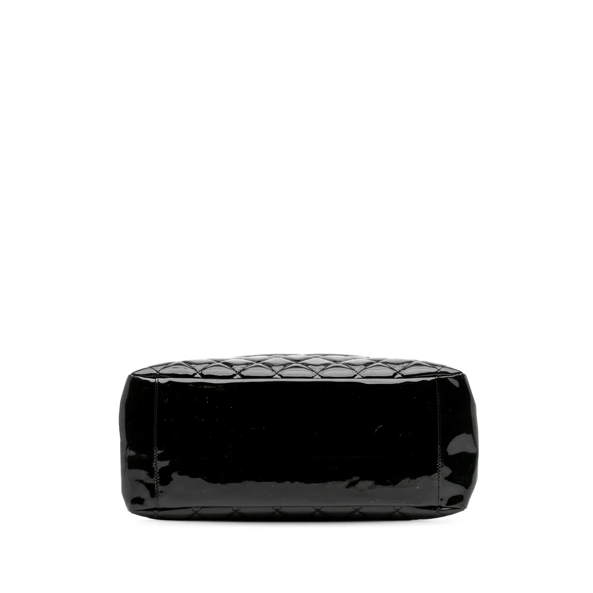 Chanel GST Black Patent Leather