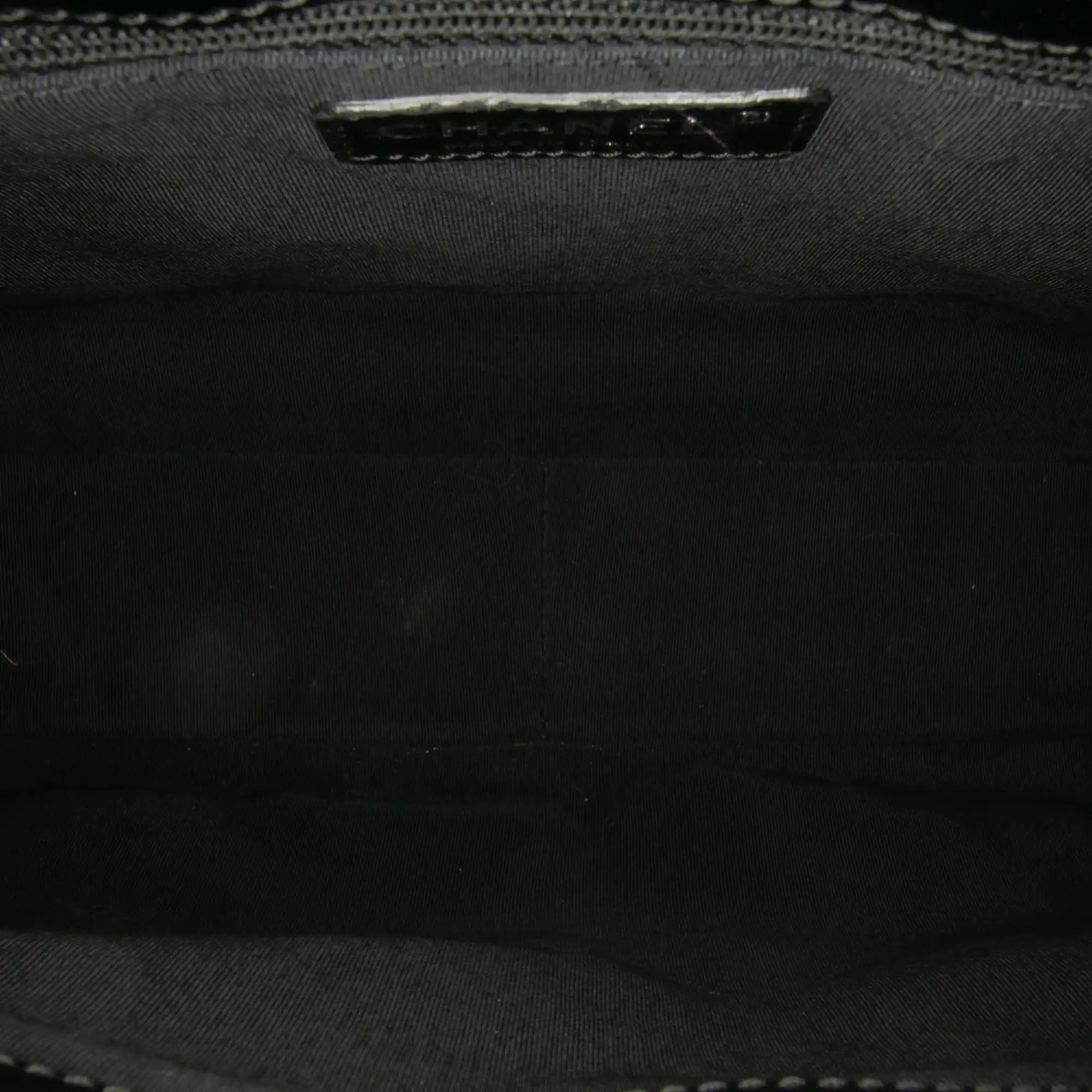Chanel GST Black Patent Leather