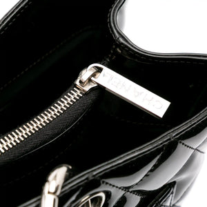 Chanel GST Black Patent Leather