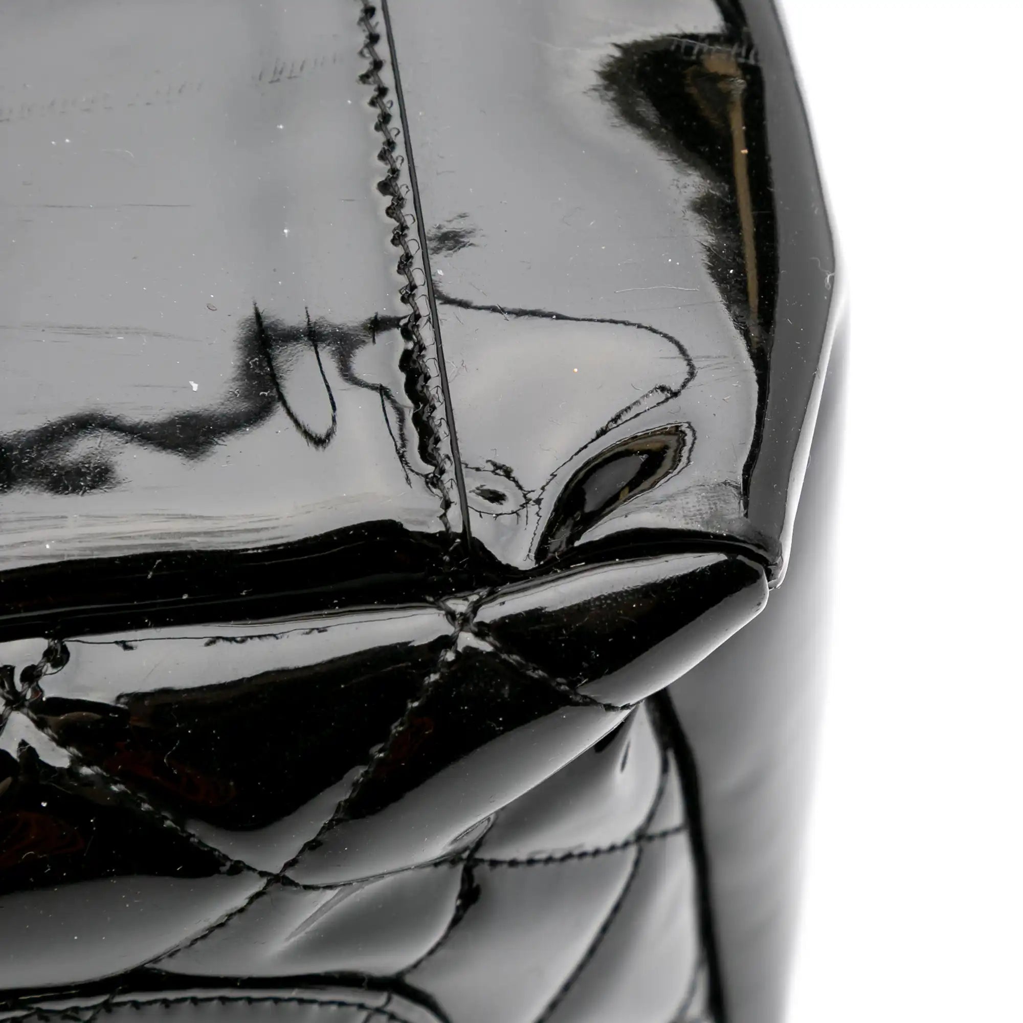Chanel GST Black Patent Leather