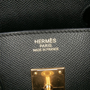 Hermès Birkin 35 Retourne Noir Gold