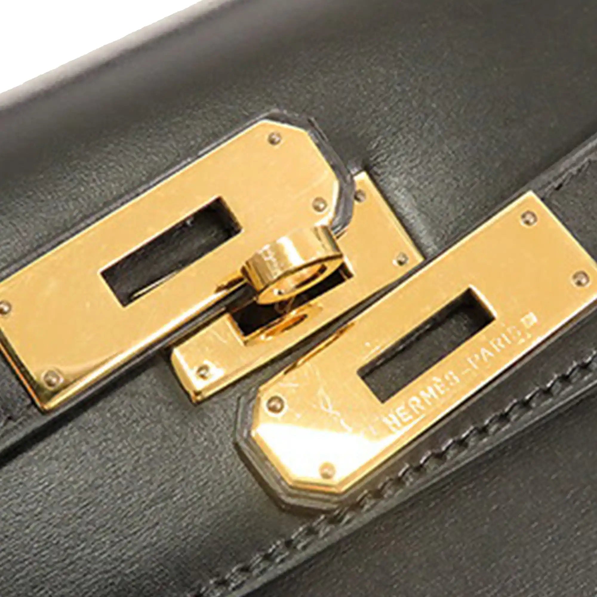 Hermès Kelly 35 Retourne Black Box Calf