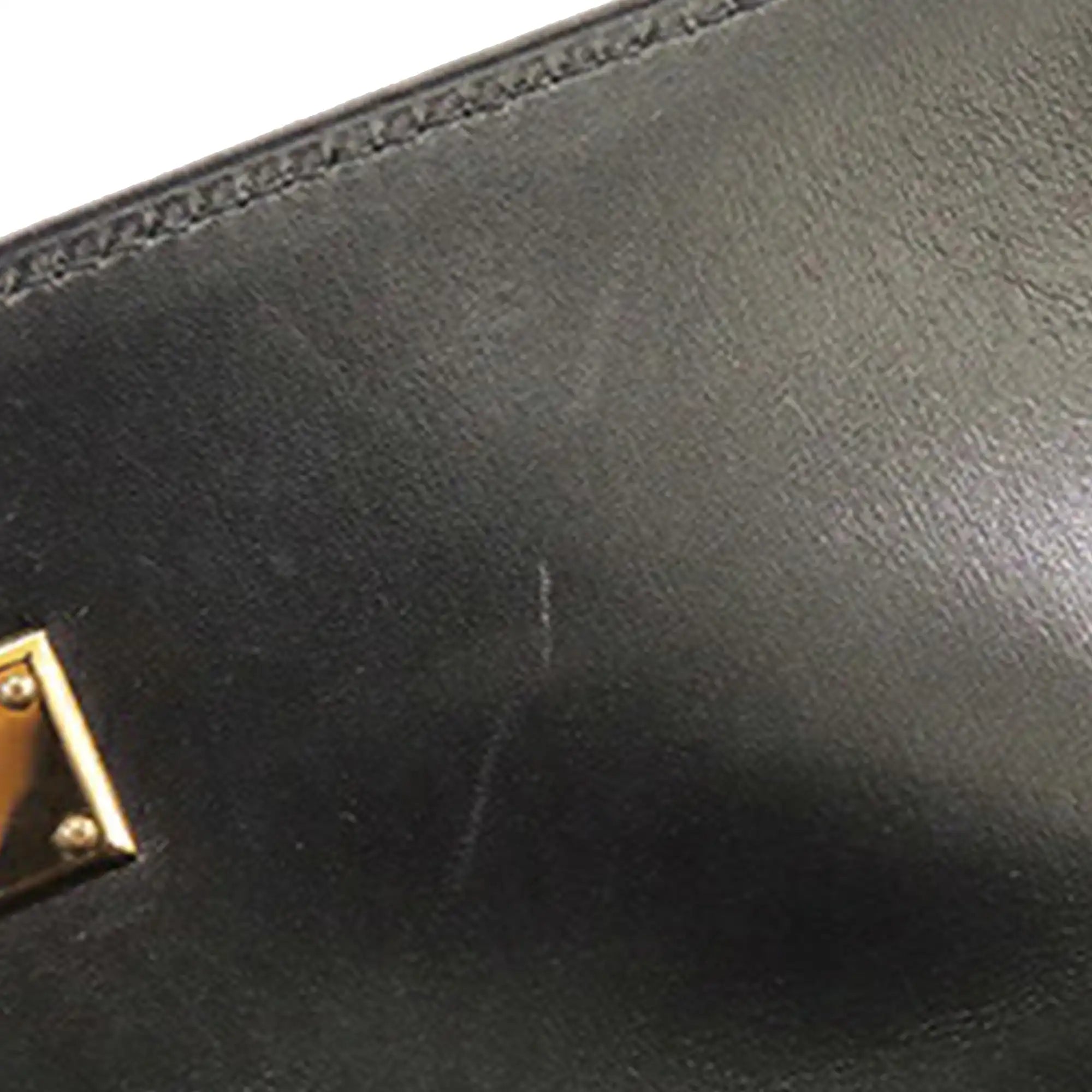 Hermès Kelly 35 Retourne Black Box Calf