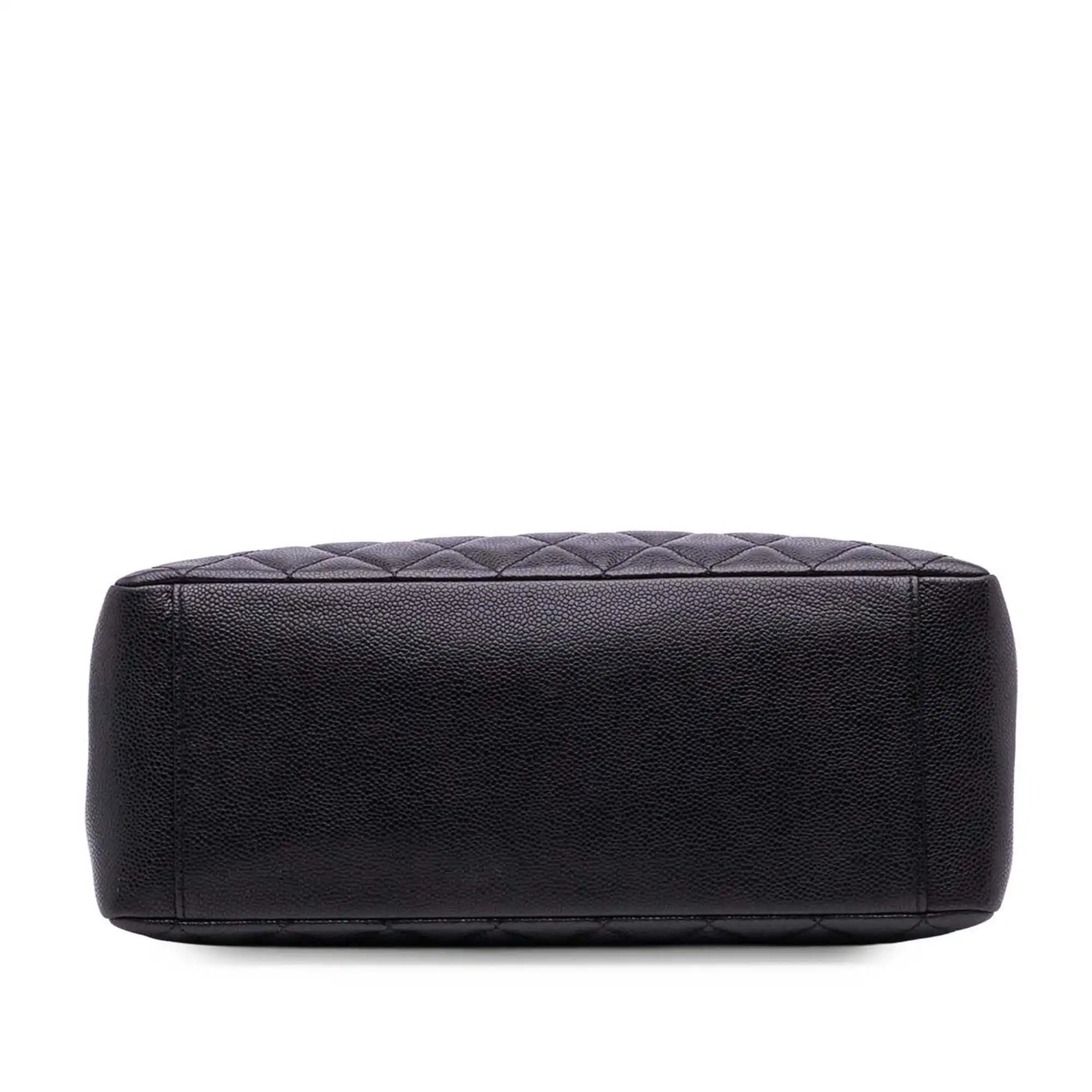Chanel GST Black Caviar Silver
