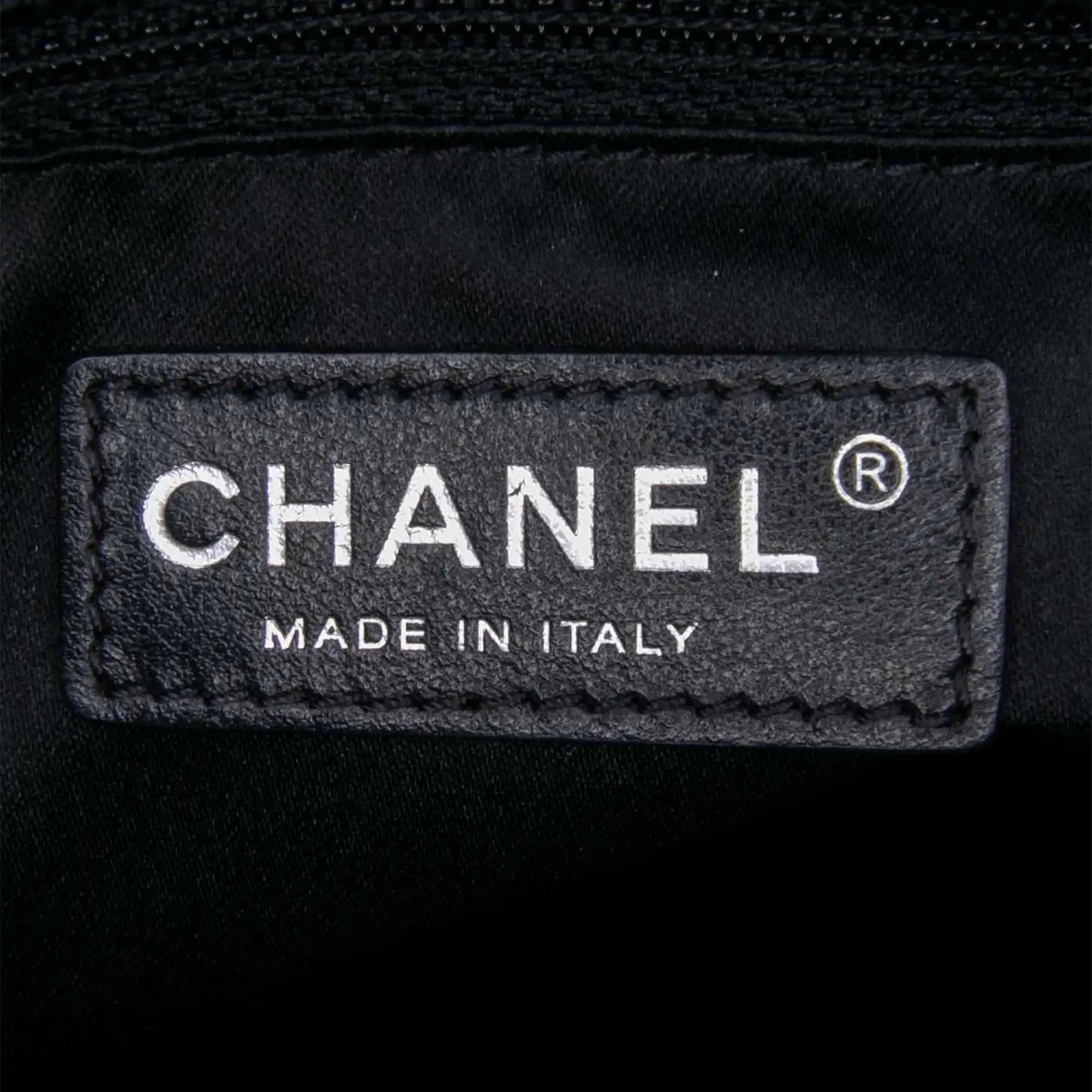 Chanel GST Black Caviar Silver
