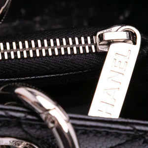 Chanel GST Black Caviar Silver