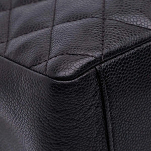 Chanel GST Black Caviar Silver