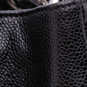 Chanel GST Black Caviar Silver