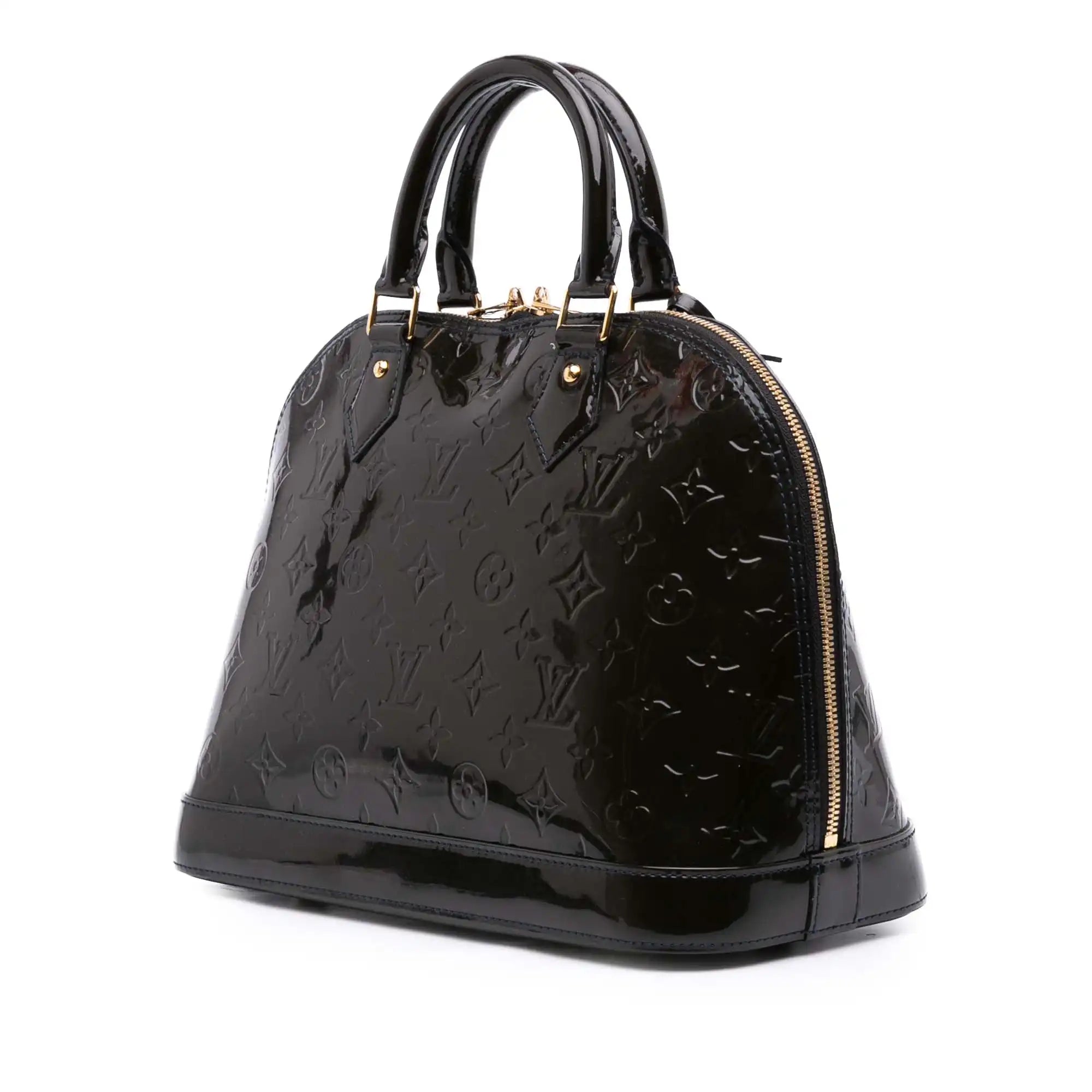 Louis Vuitton Alma PM Blue Monogram Vernis