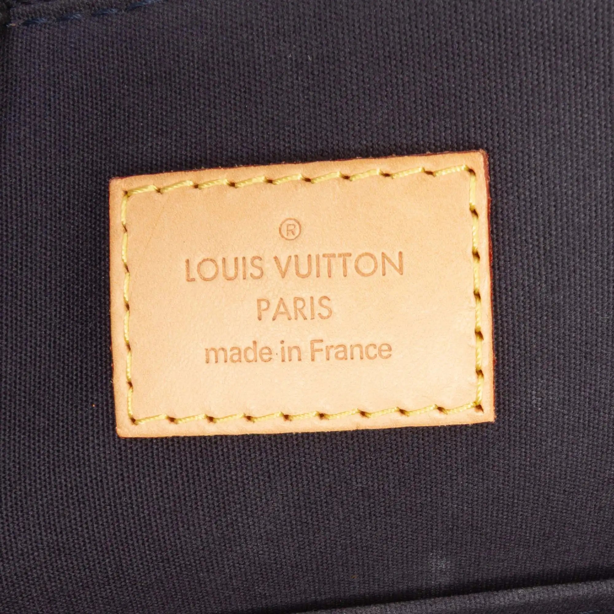 Louis Vuitton Alma PM Blue Monogram Vernis