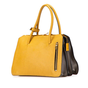 Miu Miu Handbag Yellow Leather