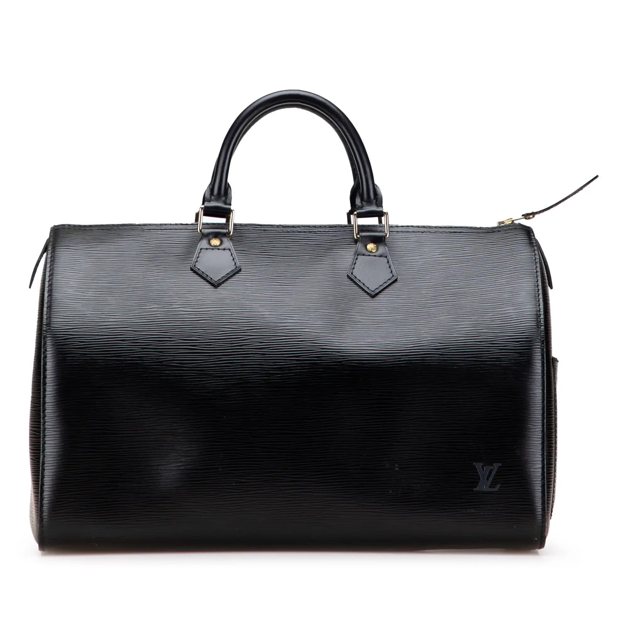 Louis Vuitton Speedy 35 Black Epi
