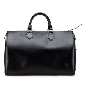 Louis Vuitton Speedy 35 Black Epi