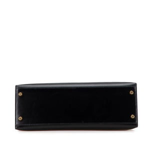 Hermès Kelly Sellier 32 Noir Boxcalf Gold