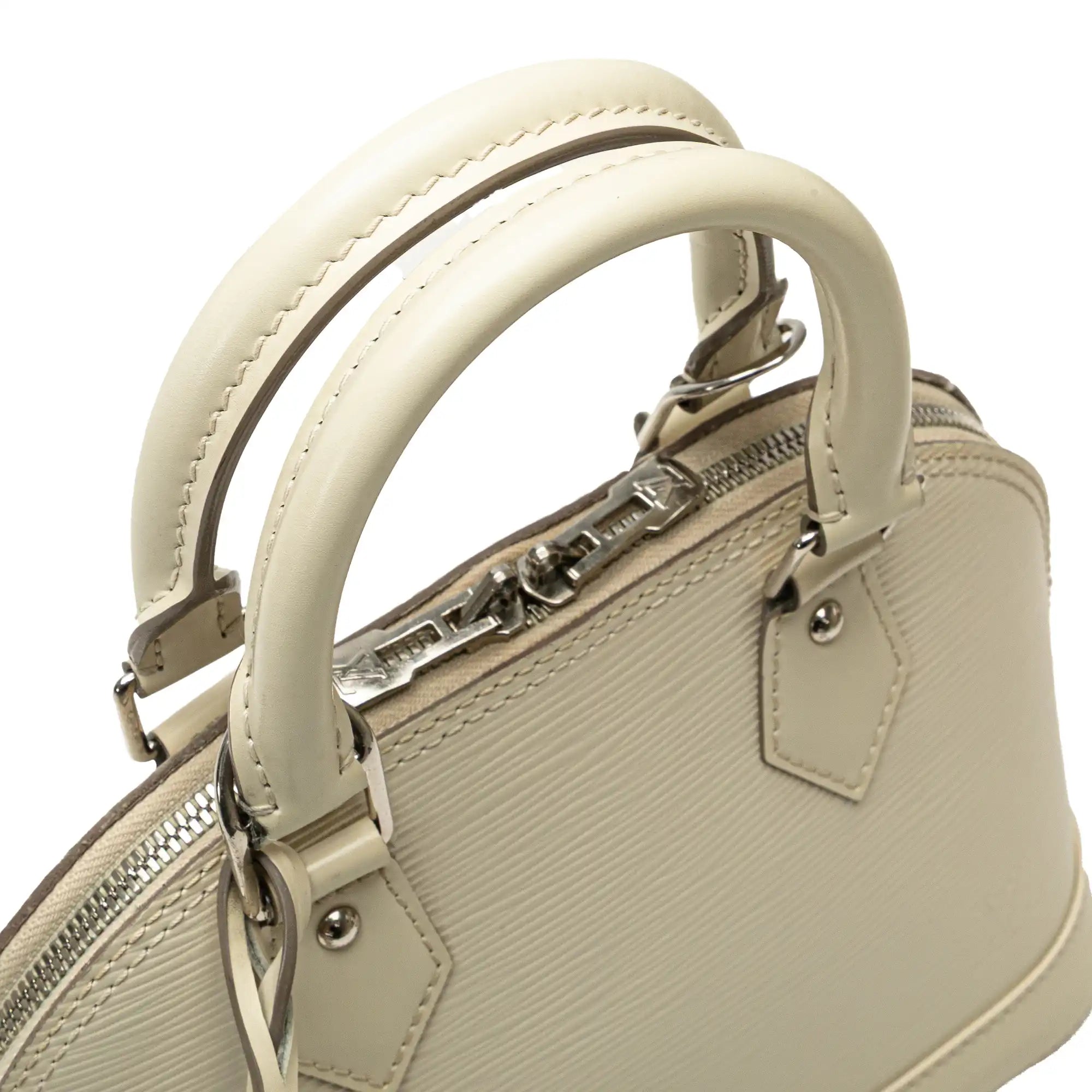 Louis Vuitton Alma BB White Epi