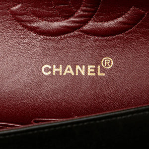 Chanel Classic Double Flap Medium Black Lambskin Gold