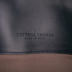 Bottega Veneta Briefcase Blue Intrecciato Leather