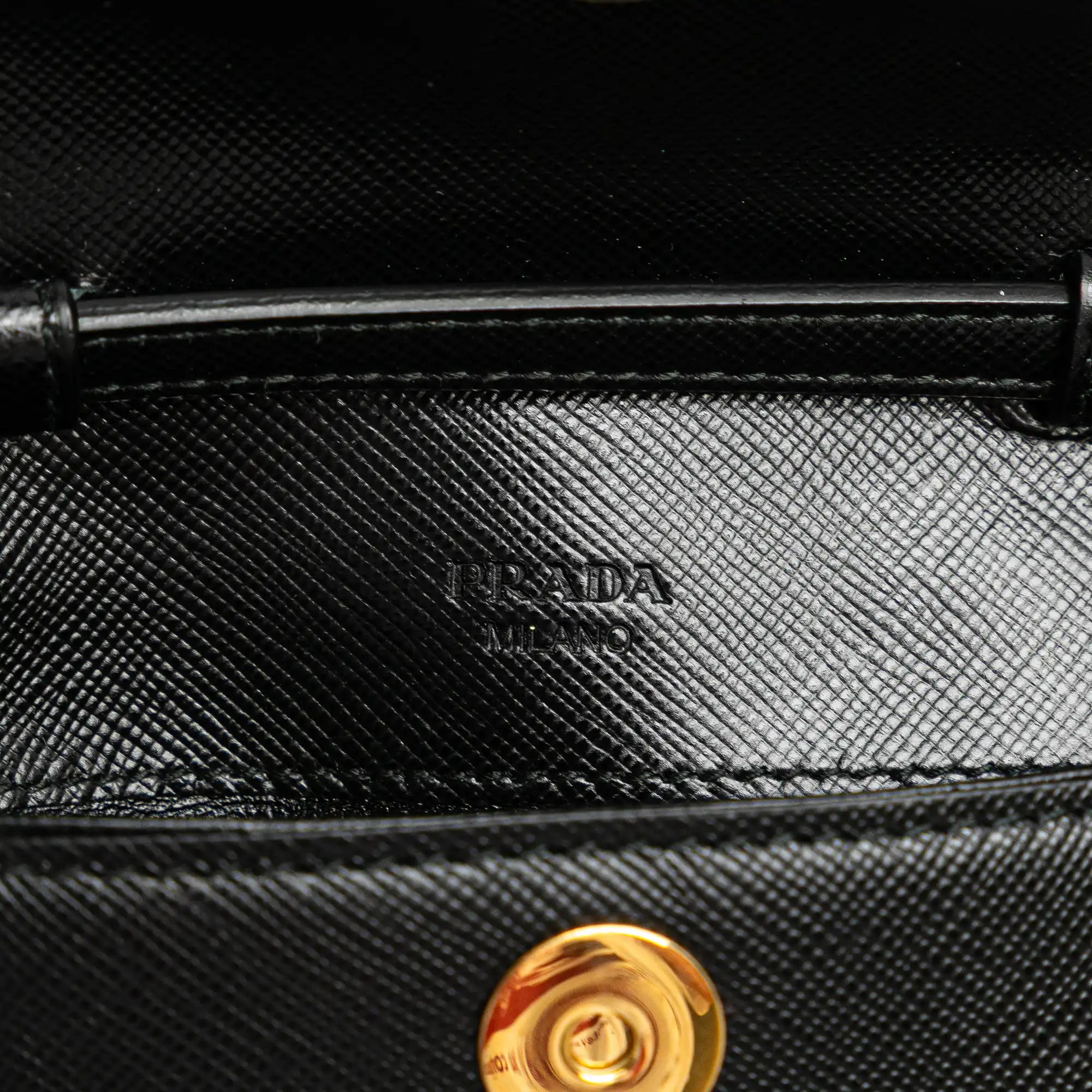 Prada Crossbody Bag Black Saffiano