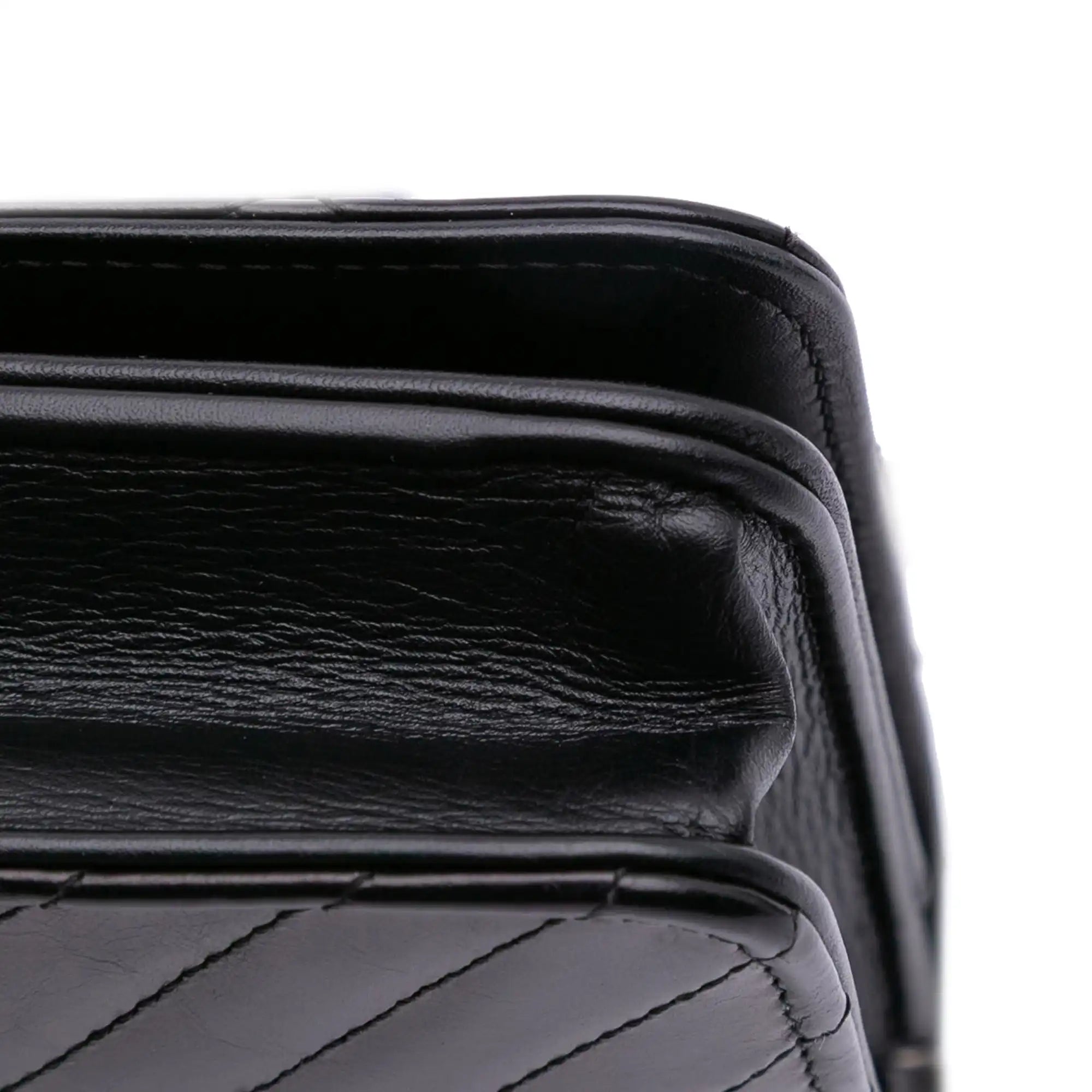 Chanel WOC Black Lambskin Silver
