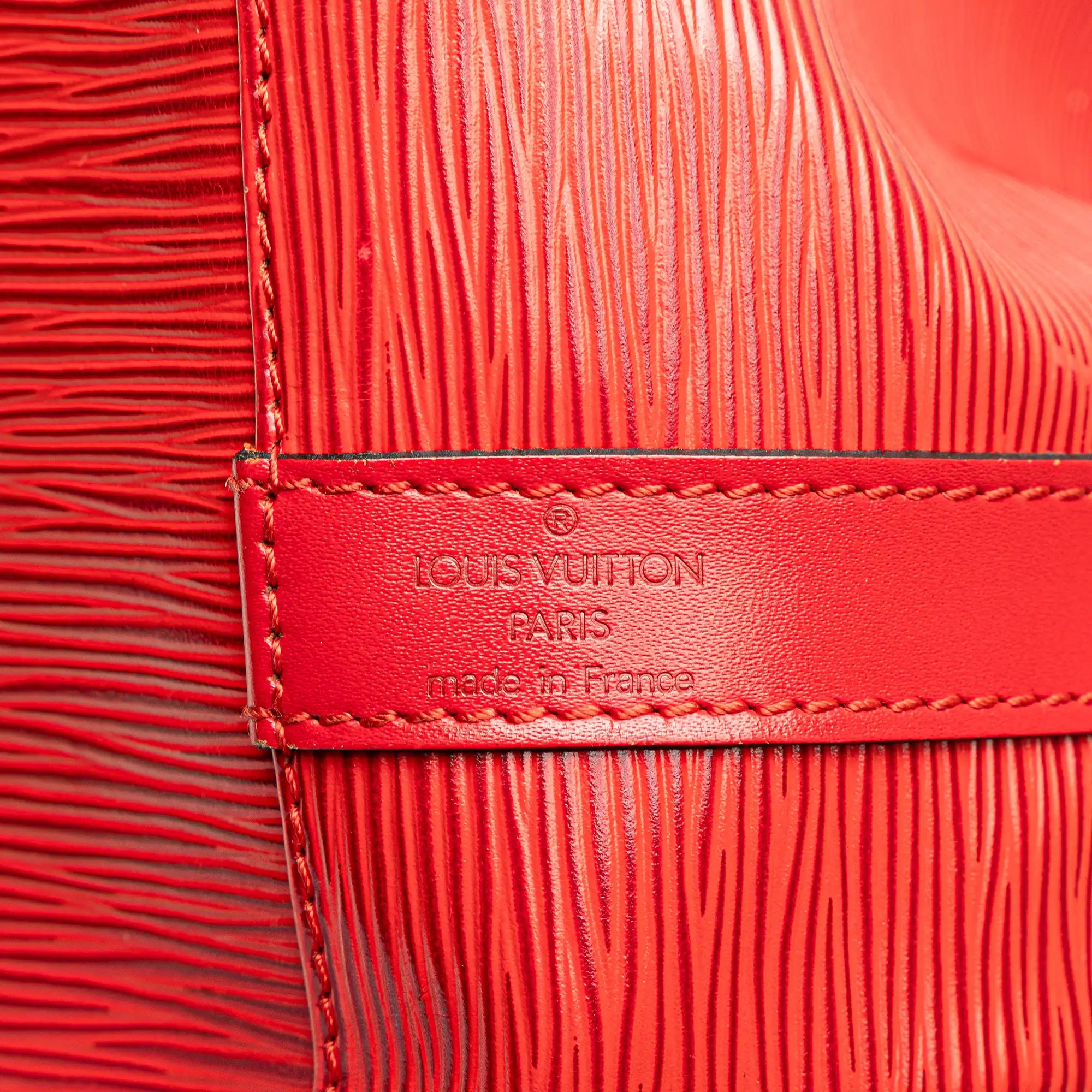 Louis Vuitton Petit Noé Red Epi
