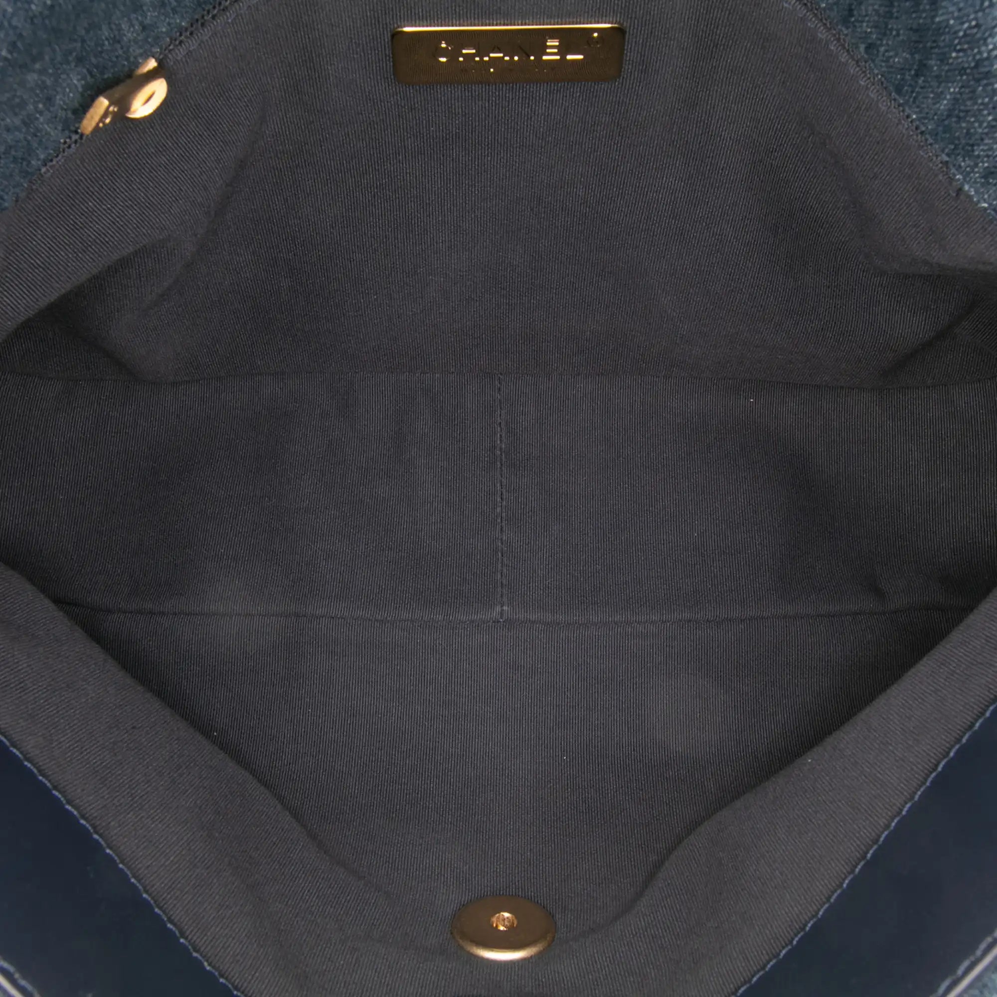 Chanel 19 Flap Large Blue Denim