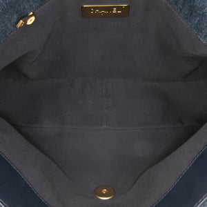 Chanel 19 Flap Large Blue Denim