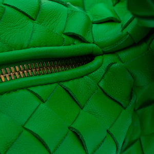 Bottega Veneta Jodie Teen Green Intrecciato