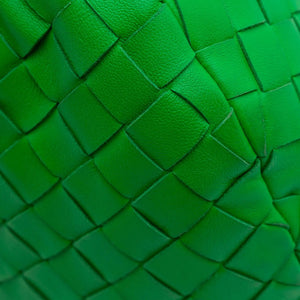 Bottega Veneta Jodie Teen Green Intrecciato