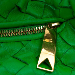 Bottega Veneta Jodie Teen Green Intrecciato