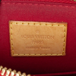 Louis Vuitton Alma BB Red Monogram Vernis Rayures