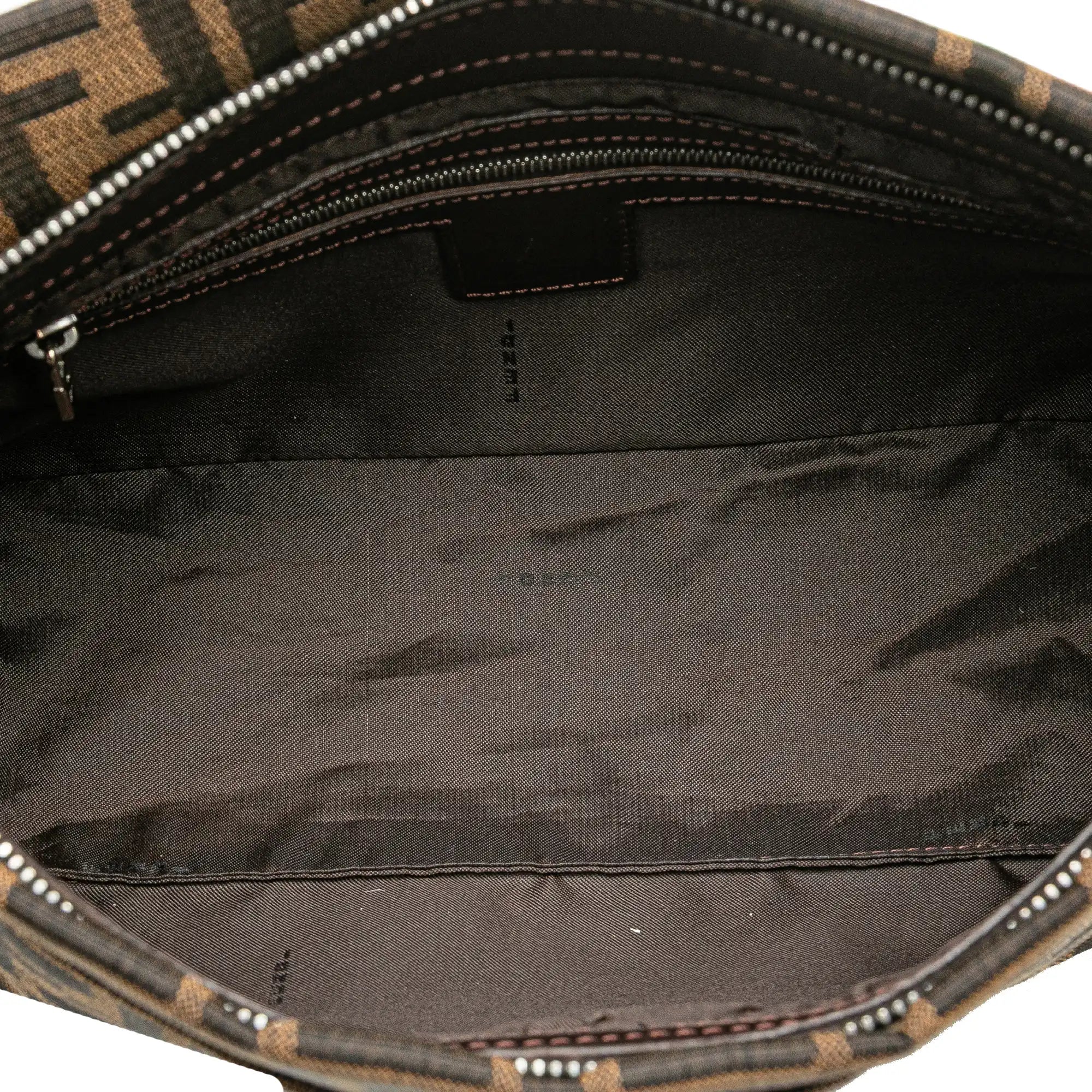 Fendi Shoulder Bag Zucca Canvas