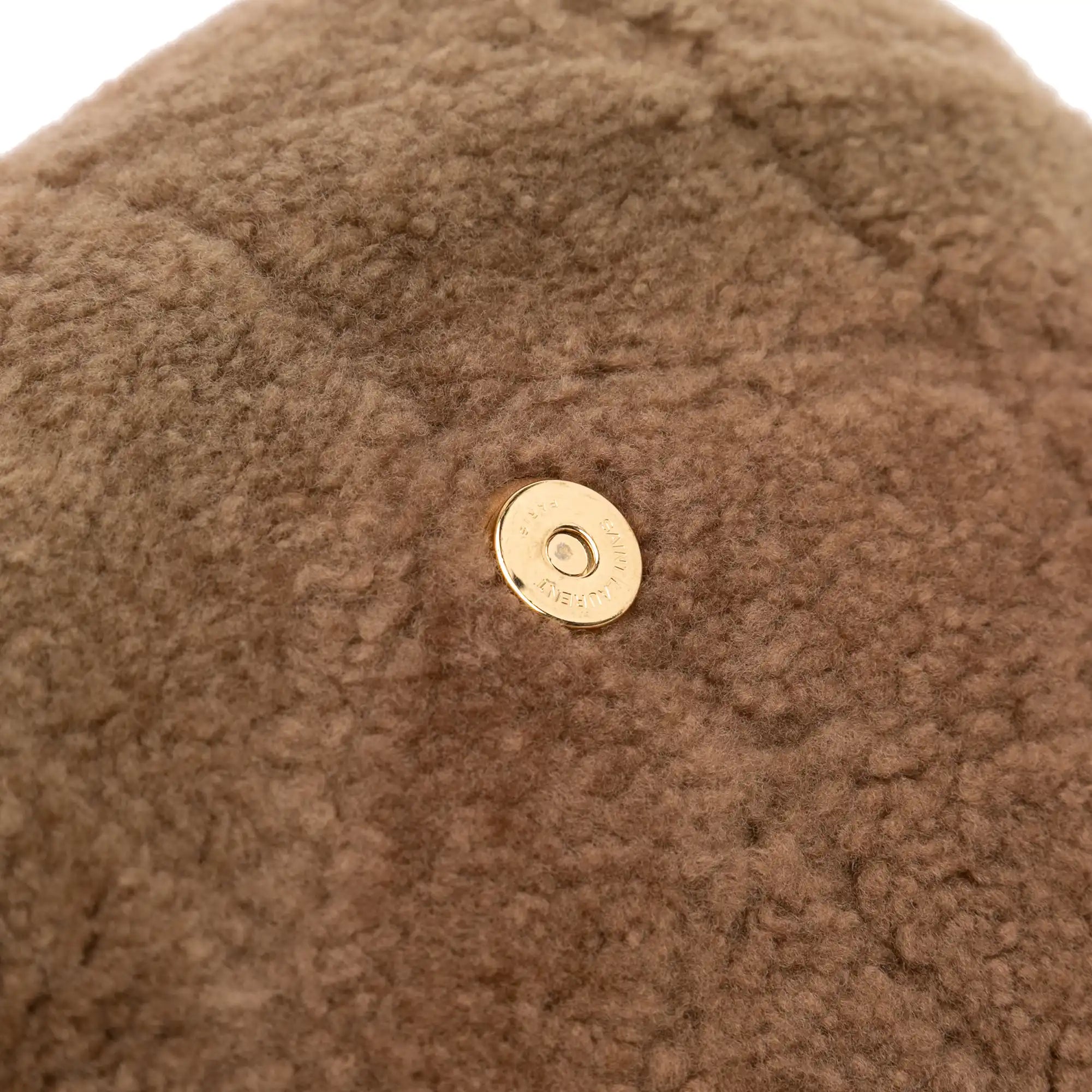 Yves Saint Laurent LouLou Small Brown Shearling