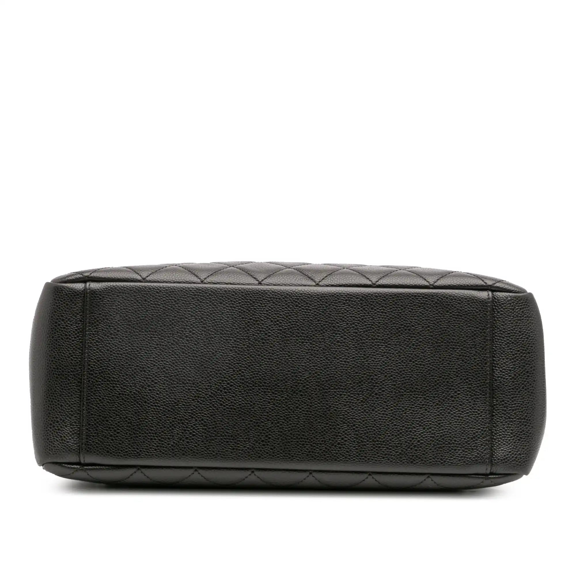 Chanel GST Black Caviar Silver