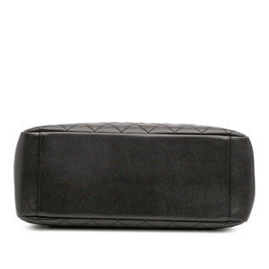 Chanel GST Black Caviar Silver
