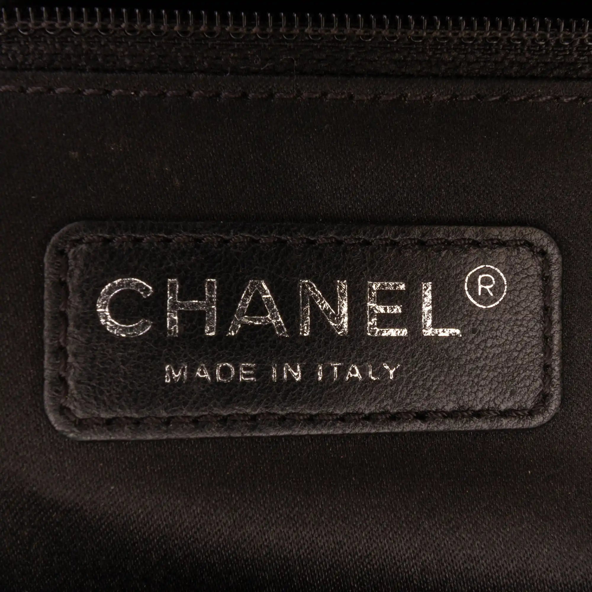 Chanel GST Black Caviar Silver